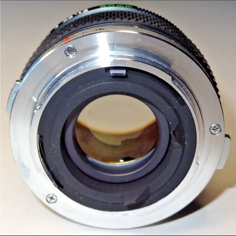 Olympus Zuiko 50mm f/1.8 Prime Lens — Black with Green Marking